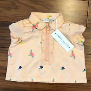 Janie and Jack baby girl shirt